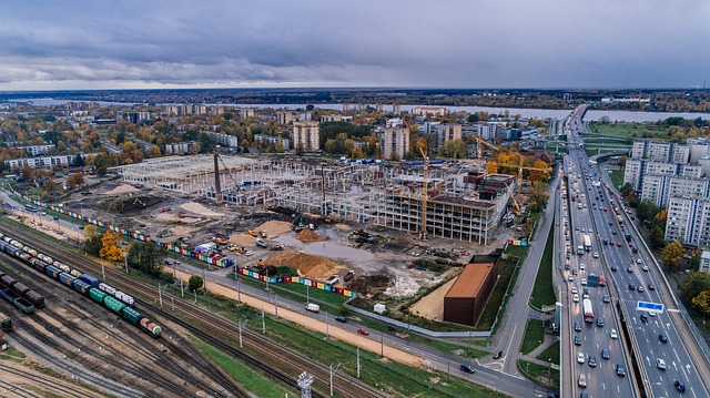 pohled na stavbu